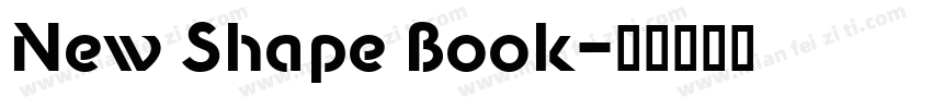 New Shape Book字体转换